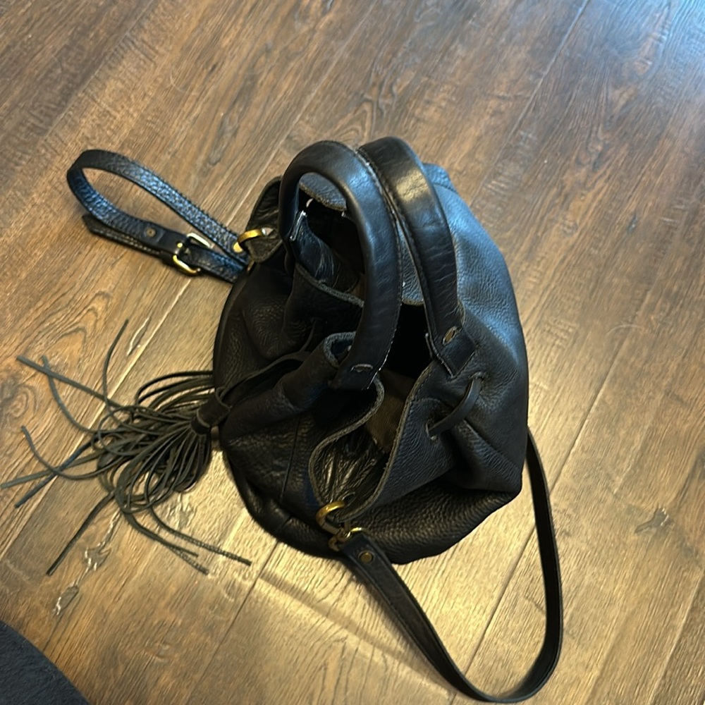 Madewell Austin Leather bucket handbag - Picture 5 of 9